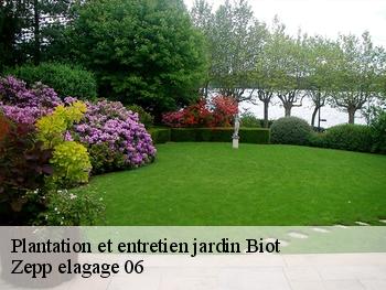 Plantation et entretien jardin  biot-06410 Zepp elagage 06