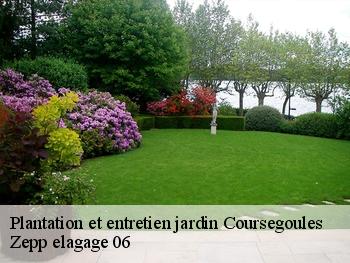Plantation et entretien jardin  coursegoules-06140 Zepp elagage 06