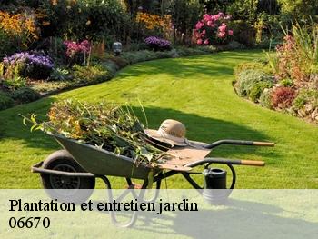 Plantation et entretien jardin 06670