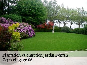 Plantation et entretien jardin  fontan-06540 Zepp elagage 06